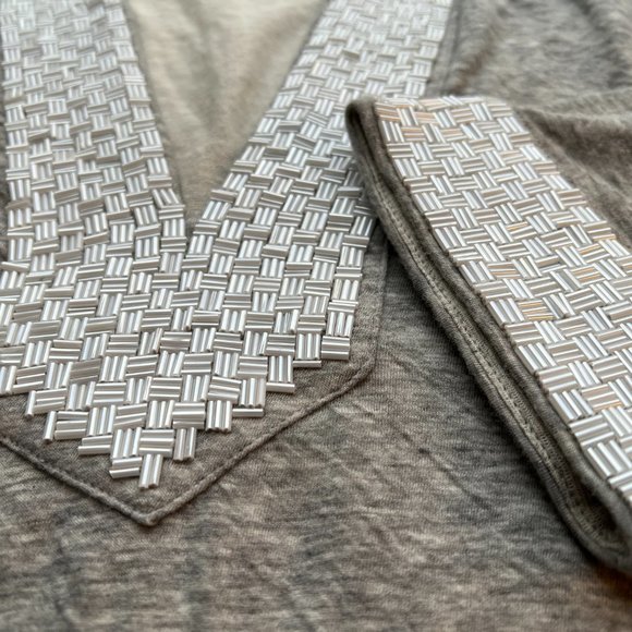 CALYPSO Saint Barth french terry top with embellishments SIZE S - Picture 4 of 4